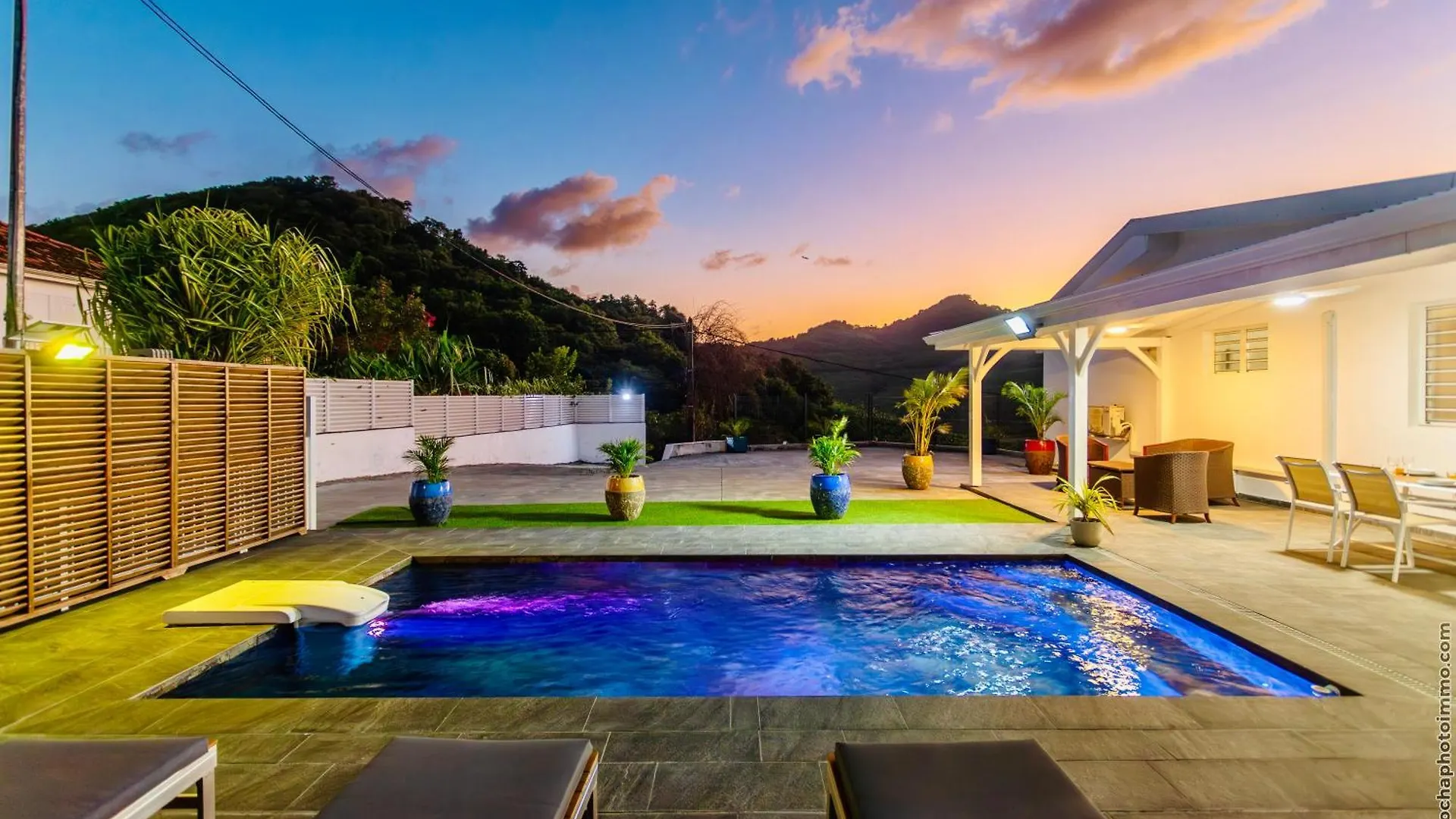 Villa Tropic Hirondelle - Piscine Vue Mer Le François